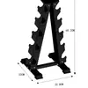 Suporte de Halteres de Ferro para Casa Homens Pequeno Suporte Porta-Armazenamento Academia Comercial Suporte de Halteres Colocação Interna