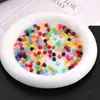 6mm Acrílico Transparente Multifacetado Contas Soltas Contas de Canto DIY Feito à Mão Pulseira Caseira Colar Joias com Contas Material Acessórios