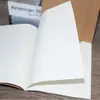 Cuaderno Retro Grueso de Papel Kraft Cosido para Estudiantes, Cuaderno de Ejercicios, Folleto Promocional, Se Puede Imprimir con Logo
