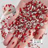 Vermelho de Ano Novo Mini Joias de Nail Art Diamante Fundo Plano Formato Especial Super Brilho Coração Gota d'Água Vermelho Chinês Pequena Decoração de Diamante para Unhas