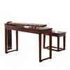 Mesa e Banco de Ressonância Guqin Mesa de Ressonância Madeira Maciça Simples Novo Estilo Chinês Mesa para Caligrafia e Pintura Secretária para Estudos Chineses Mesa de Caligrafia Mesa de Chá Zen
