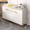 Aparador de Luxo Leve Uso Doméstico Montado na Parede Integrado Simples Moderno Armário Multifuncional de Armazenamento Sala de Estar Cozinha Armário