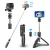 Palo selfie extendido para teléfono móvil L02, trípode Bluetooth con control remoto, herramienta de fotografía universal todo en uno 1m