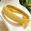 Pulseira Banhada a Ouro 24K Oriente Médio Dubai Moda Joias Festa Feminina Africana Nigeriana Estilo Exótico