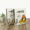 Salsicha Grelhada Espetinhos Fritos Saco de Papel à Prova de Gordura Saco de Embalagem para Churrasco Personalizado Levar para Casa Espetinhos Grelhados em Chapa de Ferro Embalagem para Lanche Food Atacado