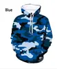 Sudaderas con capucha largas para hombre y mujer, nuevas de otoño e invierno, con estampado de camuflaje, sudaderas casuales de moda para exteriores