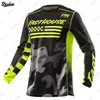Fasthouse Ropa de Verano Greenway Off-Road Downhill Camuflaje Malla de Protección Solar Manga Larga Ropa de Ciclismo de Montaña