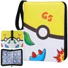Suministro Directo de Amazon Carpeta Coleccionadora de Cartas Pokemon Álbum de Tarjetas de Almacenamiento Anime 4 Ranuras 9 Ranuras Paquete de Álbum de Cartas Pokemon