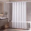Mampara de Baño Impermeable Antimoho Engrosada PEVA Transparente Separación Seco-Húmedo para Inodoro Cortina de Ducha Magnética Sin Taladro