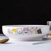 Suministro Suministro Directo Tazón electrónico de 9 pulgadas tazón de sopa de cerámica vajilla de cocina de hotel hogar pescado hervido tazón grande tazón de porcelana venta al por mayor