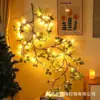Lámpara Popular Transfronteriza de Ratán LED para Dormitorio de Uso Interior, Lámpara de Rama Simulada, Iluminación Flexible, Cadena de Luz Ambiental, Luz de Noche