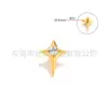 Broca con Forma de Corazón de Aleación de Titanio F136 Clavos para Oreja con Rosca Interna Estrella del Norte Clavos para Cartílago de Oreja Clavos para Lengua Clavos para Labio Clavos para Ceja Accesorios de Joyería para Piercings