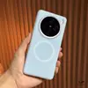 Adecuado para Vivoiqooneo11 Funda de Teléfono Magnética de Silicona Líquida Jelly Color Puro Color Caramelo Anticaída Suave