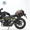 Coche musculoso Wolf adecuado para Kawasaki Z400 bolsa lateral bolsa de lona bolsa para portátil de negocios maletín modificación con portaequipaje de liberación rápida