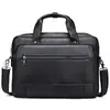 Couro Bovino de Primeira Camada Maleta Masculina Mais Vendida Bolsa de Mão Masculina para Negócios Portátil para o Trabalho Bolsa de Documentos de Alto Padrão