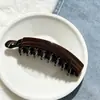Nuevo Estilo 2025 Pinza Retro de Tamaño Mediano con Lazo para Mujer, Pinza de Tiburón de Gama Alta para la Parte Trasera de la Cabeza con Poco Volumen de Cabello, Accesorio Popular para el Cabello
