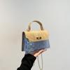 Bolsa de Gelatina Transparente 2025 Nueva Bolsa Cuadrada Pequeña de Moda Versátil Bolso de Mano de Alta Gama Bolso Cruzado Bolso Pequeño