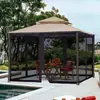 Toldo para Jardín y Patio Exterior, No Necesita Montaje, Tienda Portátil de Apertura Rápida, Cenador, Tienda de Malla Transpirable, Red de Malla