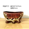 Maceta de cerámica, estilo europeo vintage de arcilla roja, para mesa de balcón, plantas suculentas, árbol de la fortuna, bonsái, decoración floral interior creativa