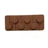 Molde de Silicona con Forma de Flor Cielo Estrellado Molde para Paletas Horneado Molde de Azúcar de Coral Malta Pasta de Pera Molde de Chocolate