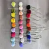 Flor de Crisântemo Bola de Ramo Único Flor de Crisântemo Bola de Ping Pong Dente-de-Leão Flor Artificial Decoração de Arranjo de Flores em Vaso para Sala de Estar Transfronteiriço