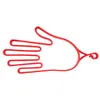 Suporte para Luvas de Golfe Pgm Acessórios Compartilhados para Forehand e Backhand com Ganchos