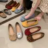 Outono 2025 Novos Sapatilhas Baixas com Laço Sapatilhas Estilo Fada Francesa Sapatos Mary Jane Retrô