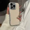 Funda Protectora para Teléfono Móvil Apple 17Promax, Color Sólido texturizado, Estilo Delgado, Tacto de Piel, para Iphone16