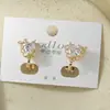 Pendientes de Mariposa Geniales y Elegantes para Mujer, Moda de Nicho, Exquisitos y Versátiles, Accesorios Electroplateados Ecológicos de Yiwu
