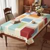 Mantel Americano 2025 Nuevo Impermeable y a Prueba de Aceite Sin Lavar Esterilla de Mesa Tela de Hilo Esterilla Protectora de Escritorio Mantel Mesa de Café