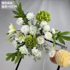 Fila de Flores para Boda Tamaño Grande Flor de Piso Decoración de Boda Producto Terminado Decoración Escenario T-escenario Área de Recepción Flores Guía
