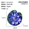 Flor Artificial Loto Durmiente flor seca al por mayor pez de acuario antiguo 10cm loto artificial flor artificial piscina pecera decoración Flor Eterna