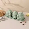 Seleccionados Cuidadosamente de Fábricas de Origen, Frascos de Condimentos de Lujo Ligero, Juego de Botellas de Condimentos para Cocina Doméstica, Frascos Creativos de Cerámica para Glutamato Monosódico y Sal