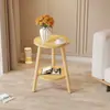 Mesa Redonda Pequeña, Mesa de Café Pequeña, Sala de Estar, Hogar, Apartamento Pequeño, Dormitorio, Mesa Pequeña, Mesa Lateral para Sofá, Mesa de Té Simple, Mini Balcón