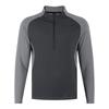 Camiseta de Manga Longa com Meio Zíper Masculina Primavera e Outono Secagem Rápida Fitness Esportiva ao Ar Livre Gola Alta Moletom Jaqueta Fina Casual