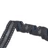 Accesorios de ropa encaje elástico accesorios dientes grandes 1.8cm malla hueca bidireccional encaje elástico malla de encaje elástico banda elástica
