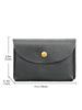 Marute mini bolsa de cambio de cuero para monedas unisex tarjetero llavero cartera monedero de moda