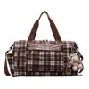 Bolso de Hombro a Cuadros Literario Fresco Bolso para Estudiante Universitario para Ir a Clase Nueva Moda Gran Capacidad Bolso Tote Casual