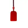 Colgante de Cinnabar Rojo Imperial de Alto Contenido, Arena de Paz y Seguridad, Cristal Mineral Crudo, Colgante de Collar Oro Púrpura, Venta al por Mayor, Dropshipping