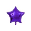 Balões de Folha de Alumínio Hongxiang 18 polegadas Estrela de Cinco Pontas Coração Decorações para Festa de Aniversário Casamento Atacado