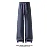 Coleção Outono 2026: Calça Reta Color Block com Base Branca e Costura no Tornozelo, Tamanhos M-5XL, HK26988-Especial P22