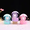 Venda Quente Bola de Cristal Fada Raposa Bola de Cristal Luminosa Mini Bola de Cristal Resina Criativa Fofa Enfeites de Mesa Pequenos Presentes para Crianças
