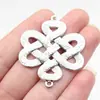 45x38mm 5,9g Multicor DIY Liga Acessórios para Joias Conectores de Nó Chinês