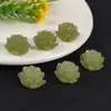 Cuentas de ábaco con brillo dorado, cuentas planas, cuentas trapezoidales de loto, colgantes de material de resina, pulsera y collar DIY al por mayor