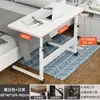 Mesita de Noche Móvil Elevable Pequeña Mesa Dormitorio Hogar Sala de Estar Sofá Balcón Dormitorio Mesa Lateral Perezosa Mesa para Computadora