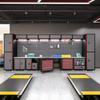 Estación de trabajo para reparación de automóviles, herramienta para bicicletas, taller de automóviles, armario de herramientas combinado, carro de servicio pesado, banco de trabajo de mantenimiento multifuncional
