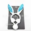 Conjunto de Três Peças de Headband de Coelho com Lantejoulas de Pelúcia para Páscoa Transfronteiriça Orelhas Headband Gravatas Borboleta Performance de Festival Infantil Estrada