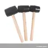 Venta Directa Martillo de Goma con Mango de Madera Herramienta para Tallar Linternas de Calabaza de Halloween Martillo Pequeño de Goma Hecho a Mano para Niños Venta al por Mayor