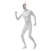 Disfraz Cosplay Halloween Hombre Ninja Invisible Body Revelando Rostro Ropa Negra Ropa Invisible Atuendo de Performance Disfraz de Performance