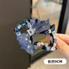 Pinza de Garra de Cachorro de Mezclilla Retro con Pedrería Pinza de Garra Grande de Temperamento de Gama Alta para Mujeres Peinado Versátil en la Parte Posterior de la Cabeza Pinza de Tiburón